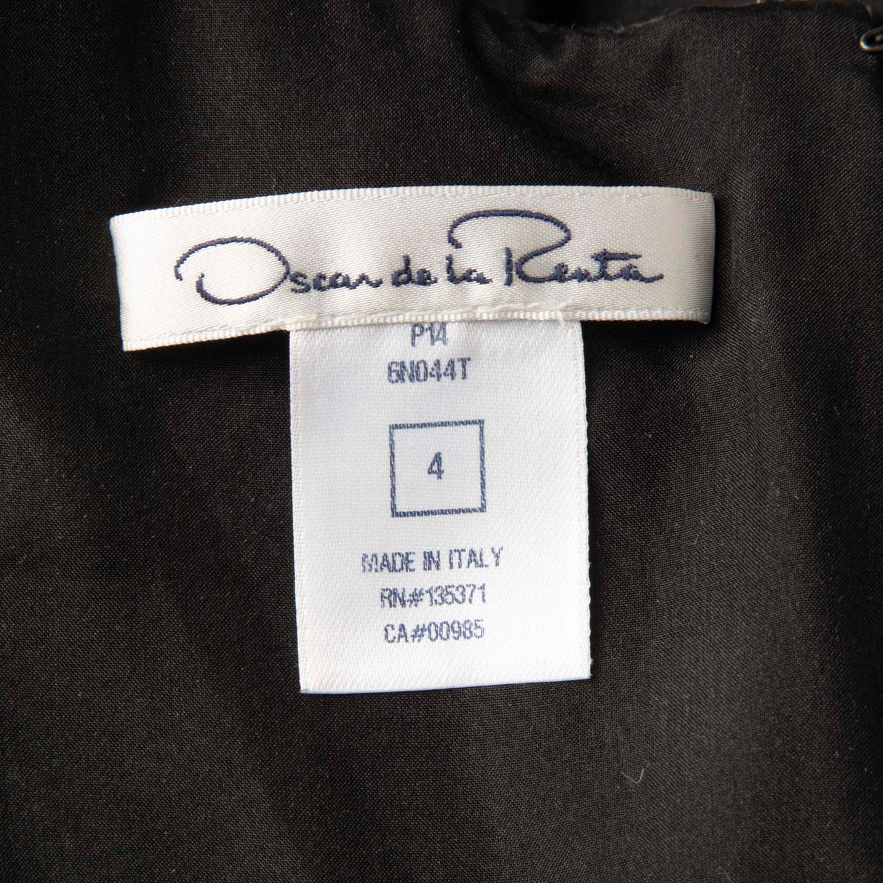 Oscar de la Renta Black & White Floral Set