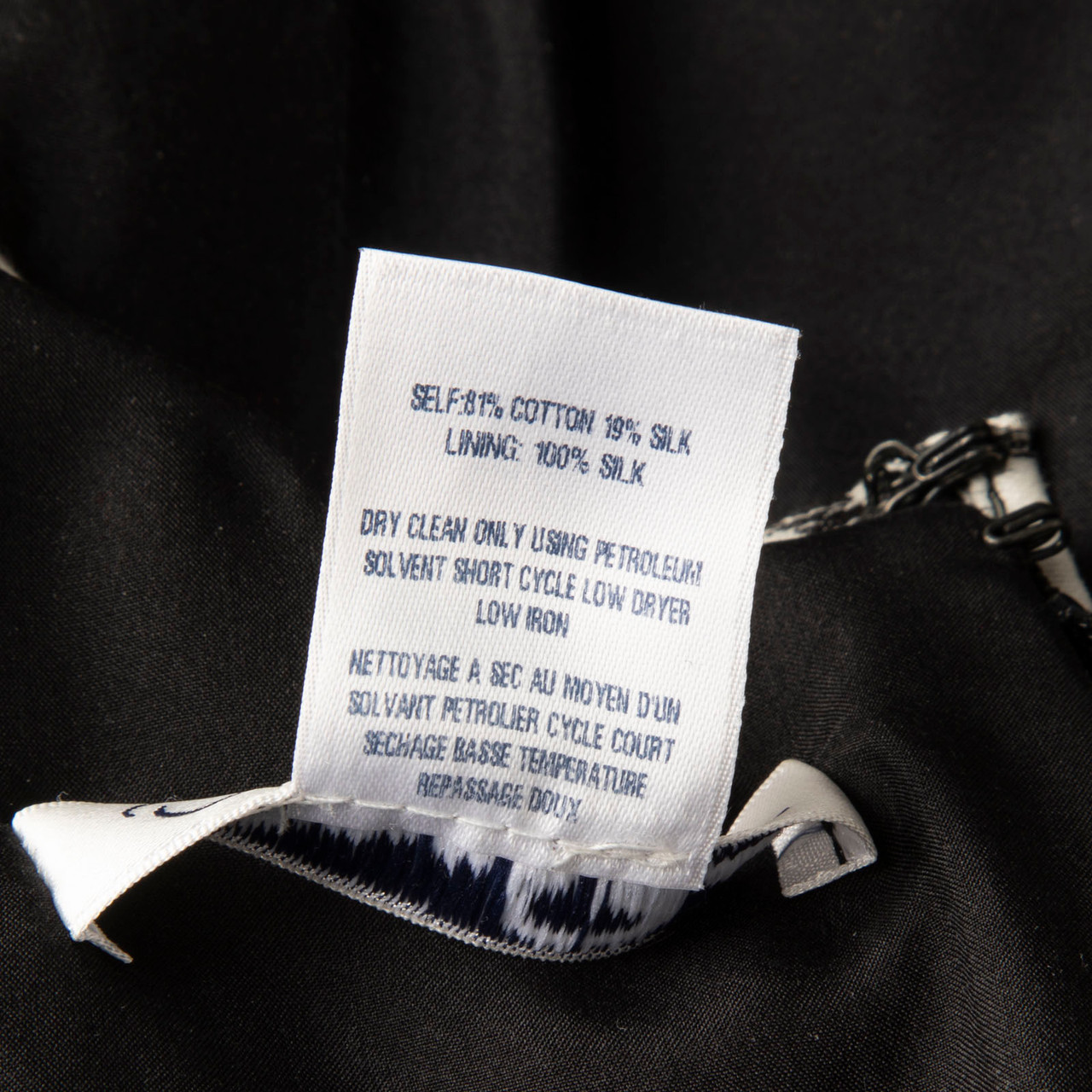 Oscar de la Renta Black & White Floral Set