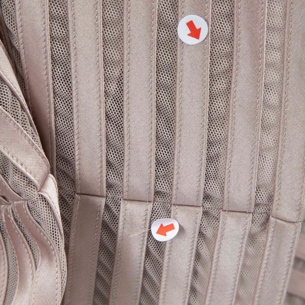 BCBG Max Azria Pink Halterneck Striped Maxi Dress