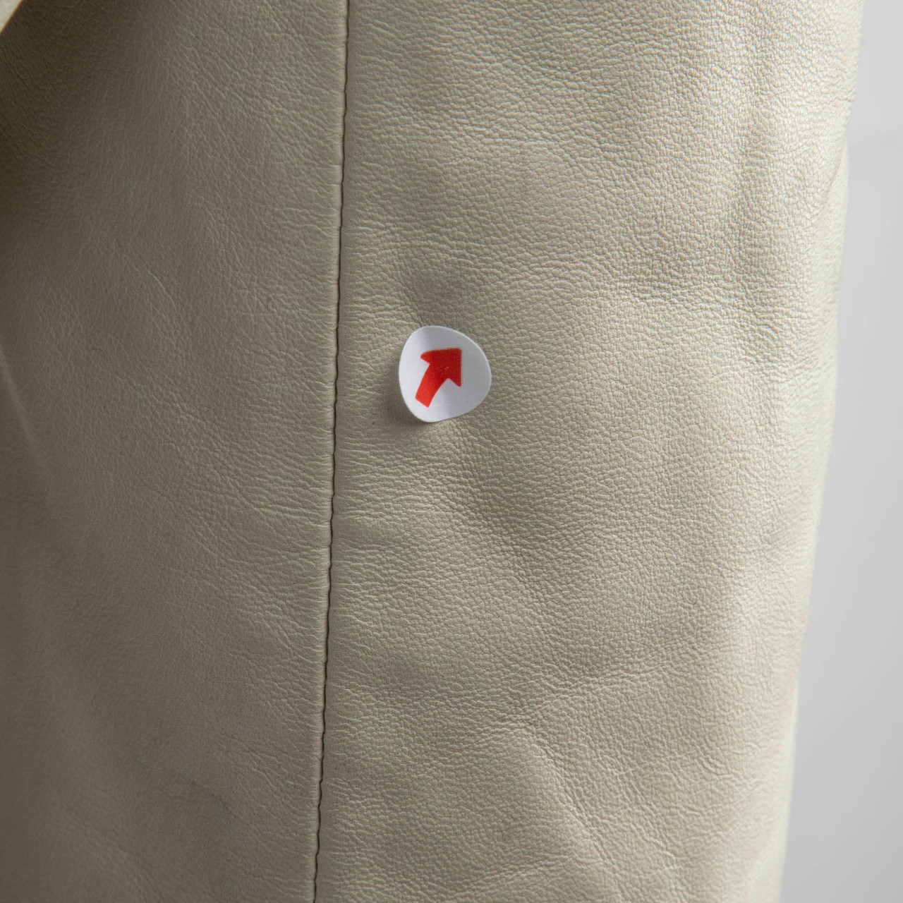 Emporio Armani Grey Leather Double Breast Jacket