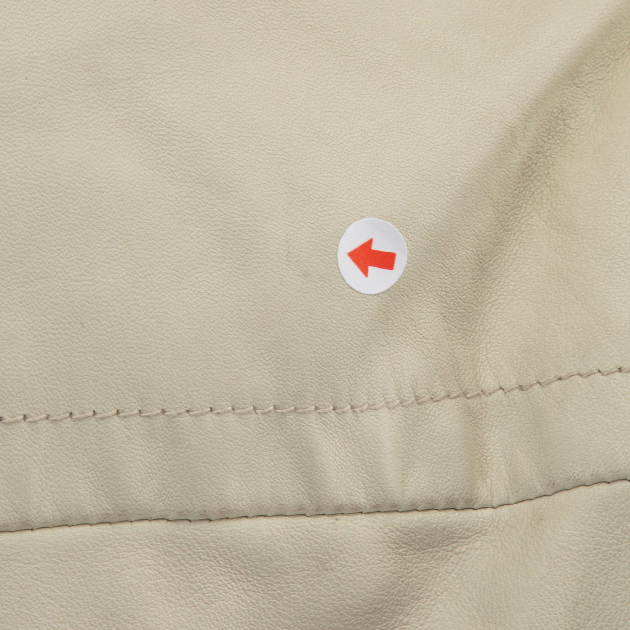 Emporio Armani Grey Leather Double Breast Jacket