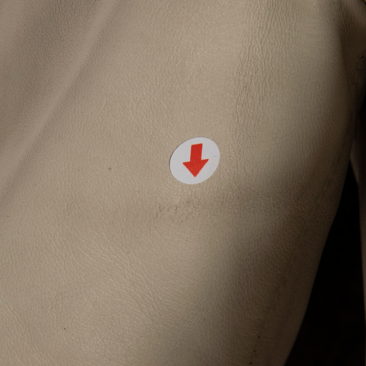 Emporio Armani Grey Leather Double Breast Jacket