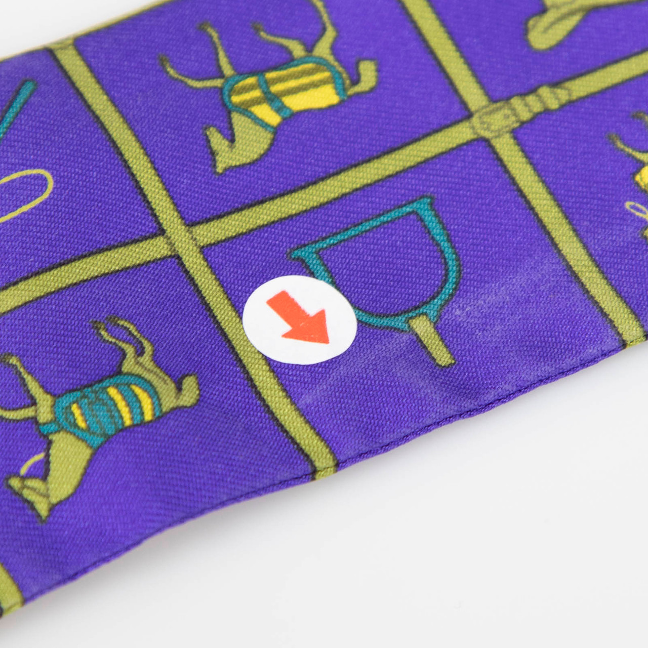 Hermès Blue Silk Twilly 86 Scarf