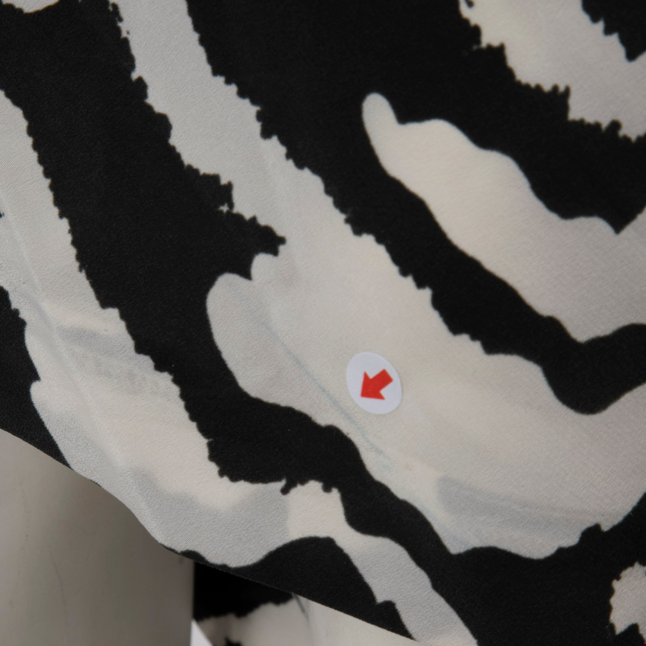 Isabel Marant Zebra Print Silk Fetina Skirt