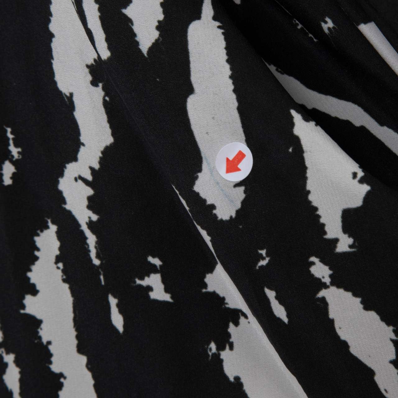 Isabel Marant Zebra Print Silk Fetina Skirt