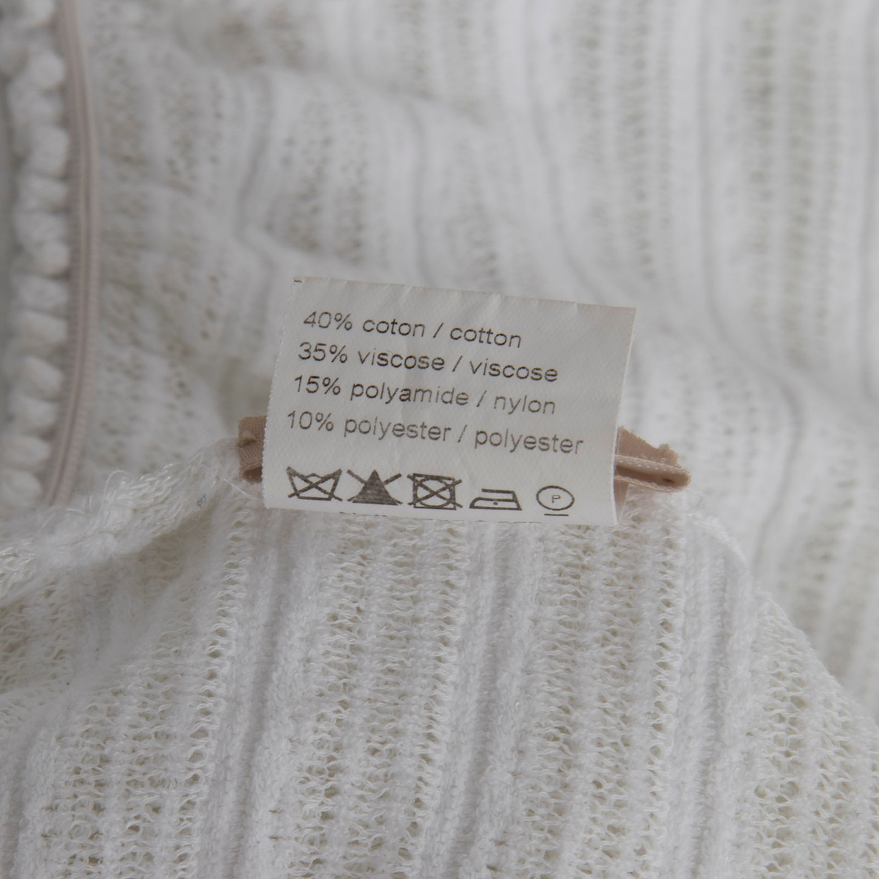 Alaïa White Mini Flared Skirt