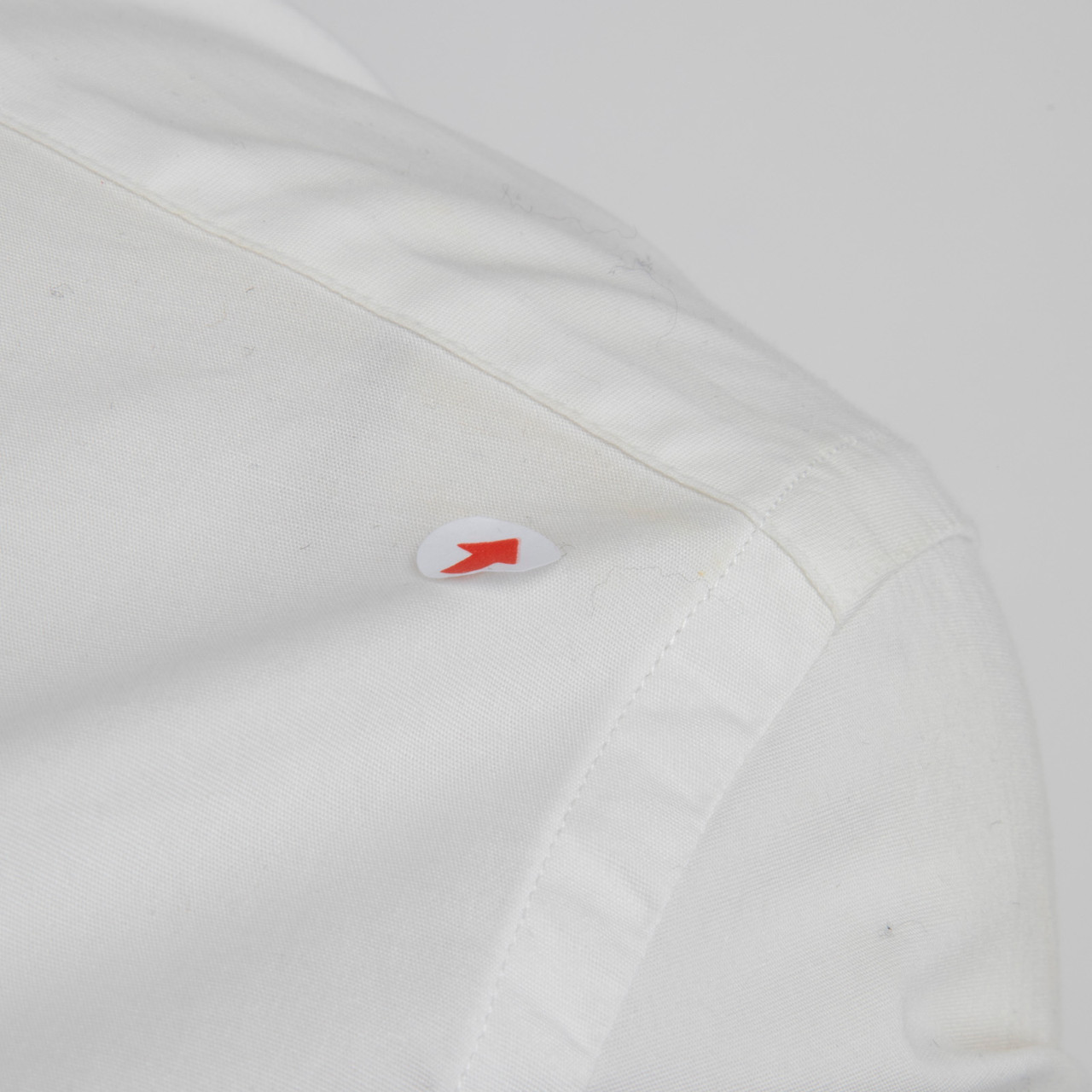 Ralph Lauren White Ruffle Long Sleeve Shirt