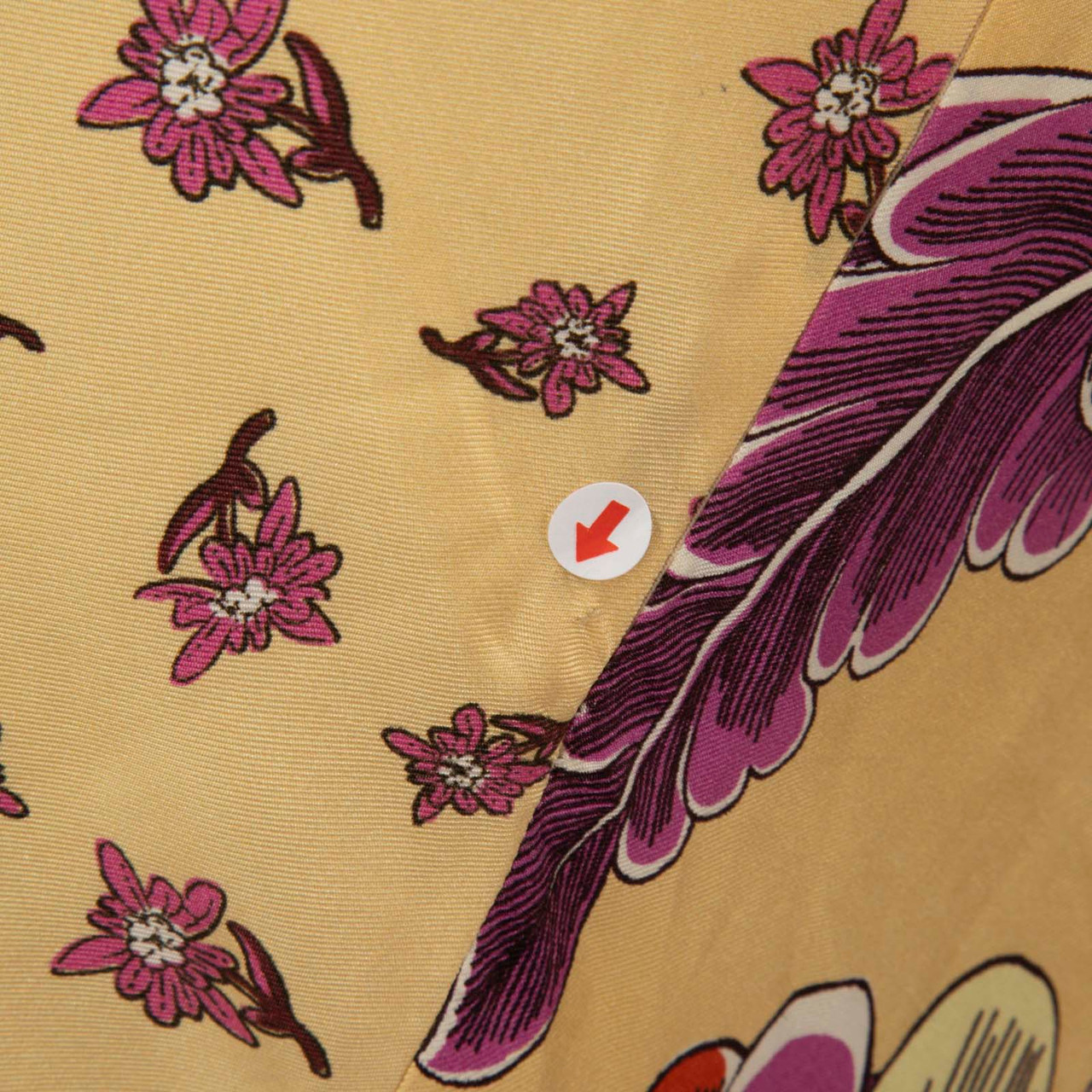 Chloé Abstract Silk Maxi Flared Skirt