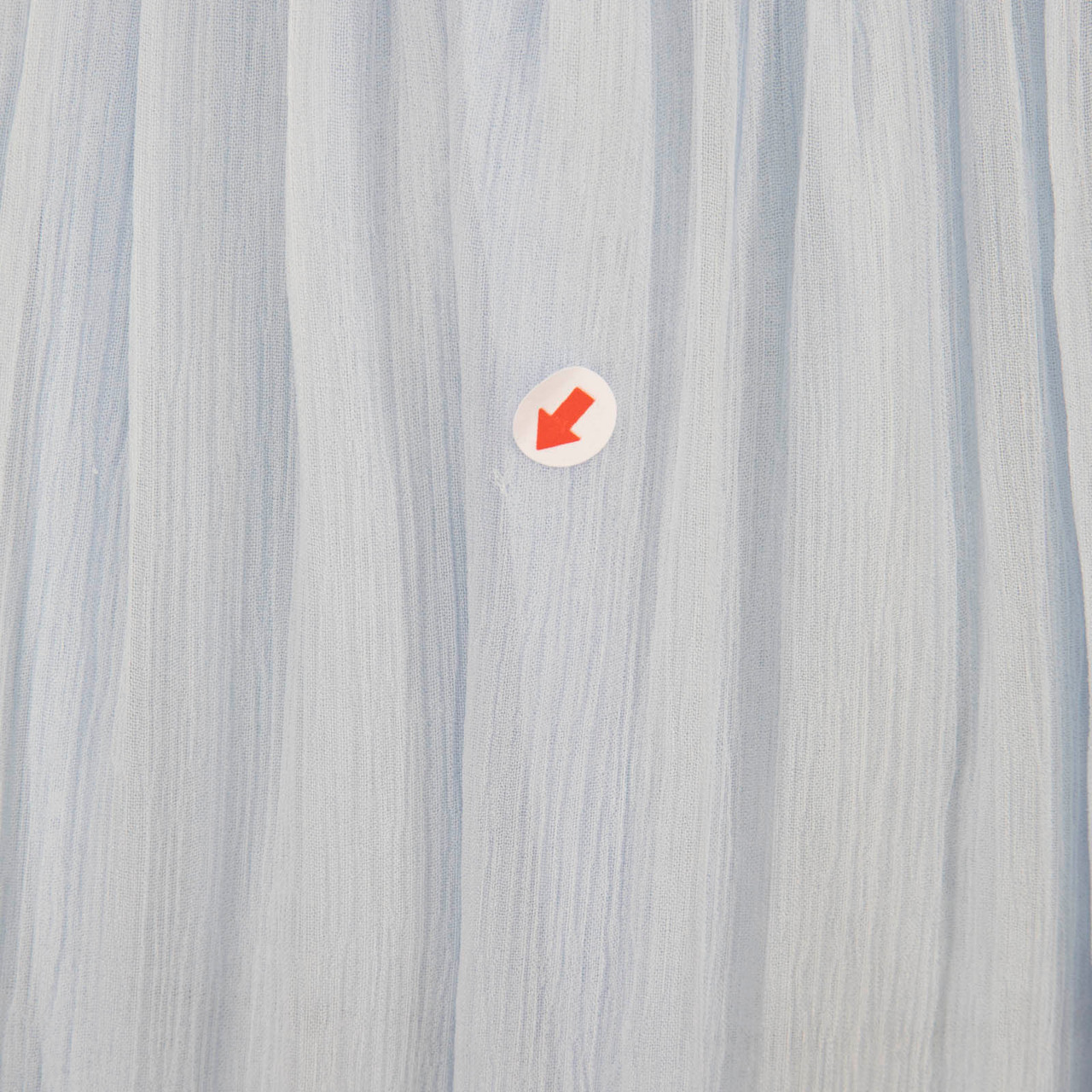 Maje Blue Midi Long Sheer Sleeves Dress