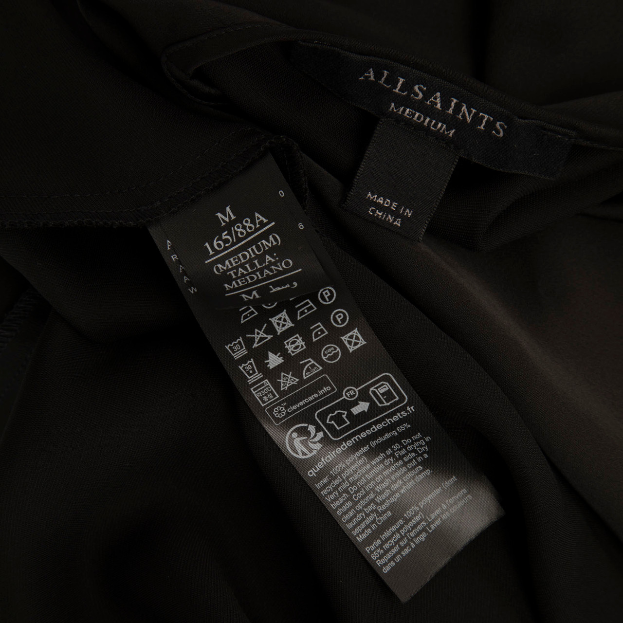 All Saints Black Amos Mercer Dress & Jumper Set