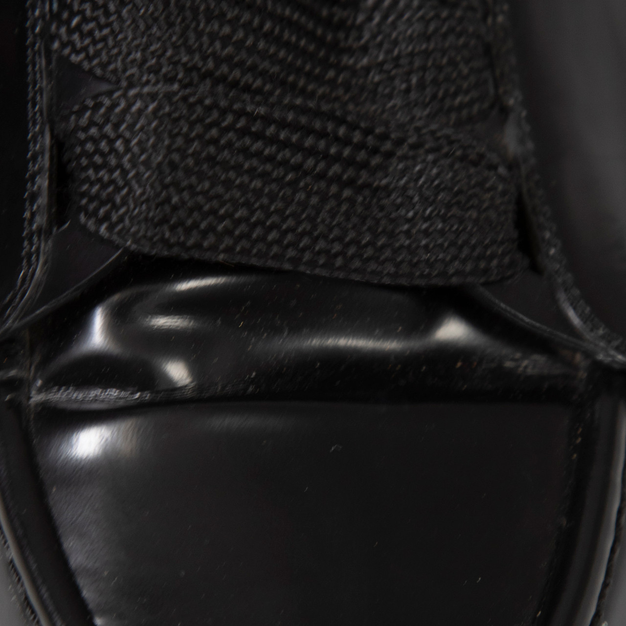 Chloé Black Leather Lace Up Mules