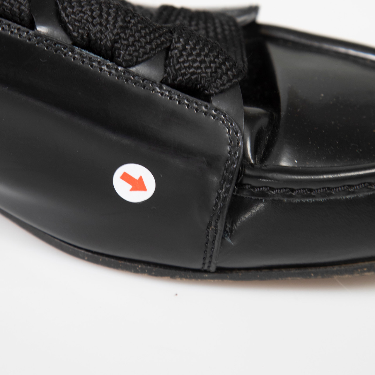 Chloé Black Leather Lace Up Mules