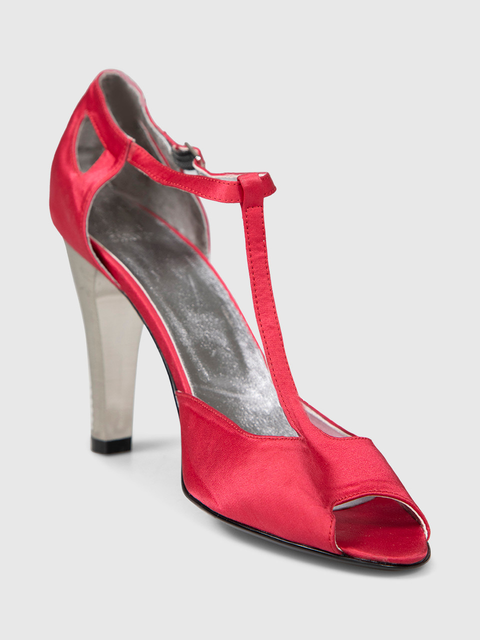 Carvela Red Crystal Embellished Sandals