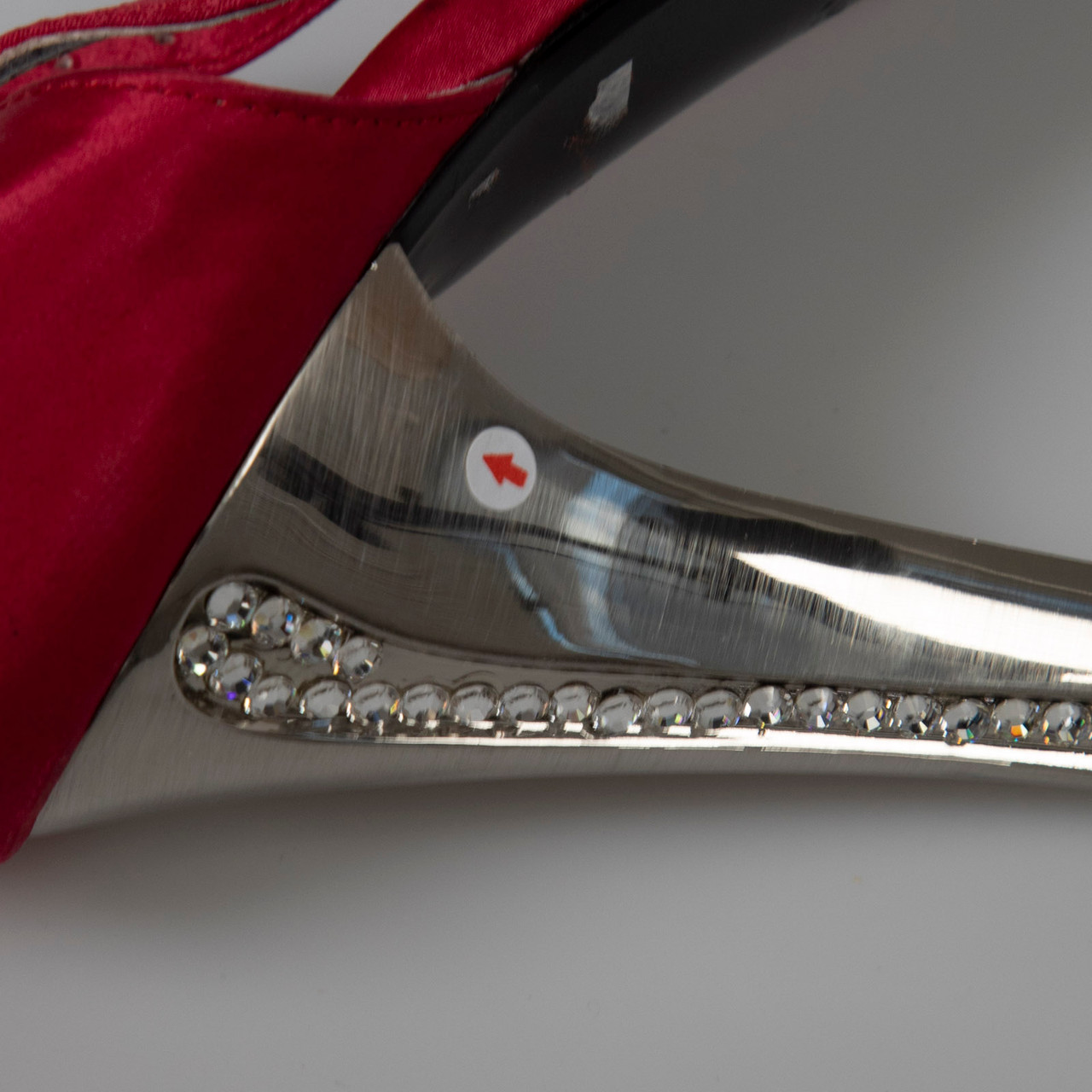 Carvela Red Crystal Embellished Sandals