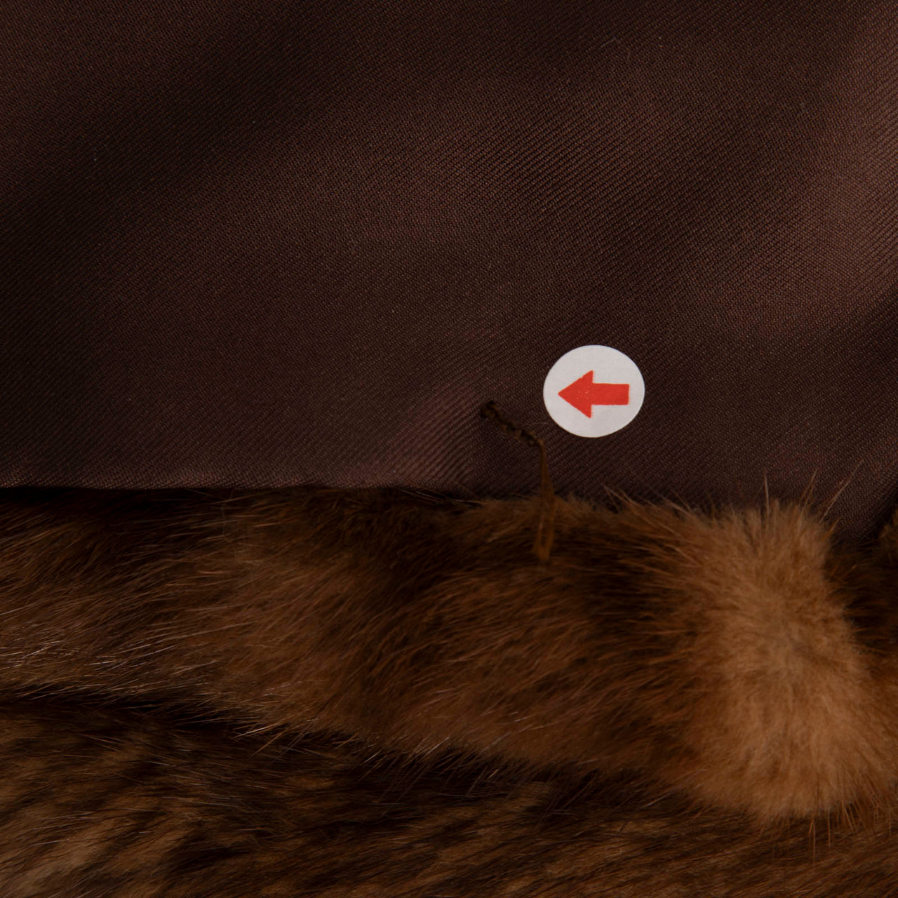 Céline Brown Mink Fur Stole