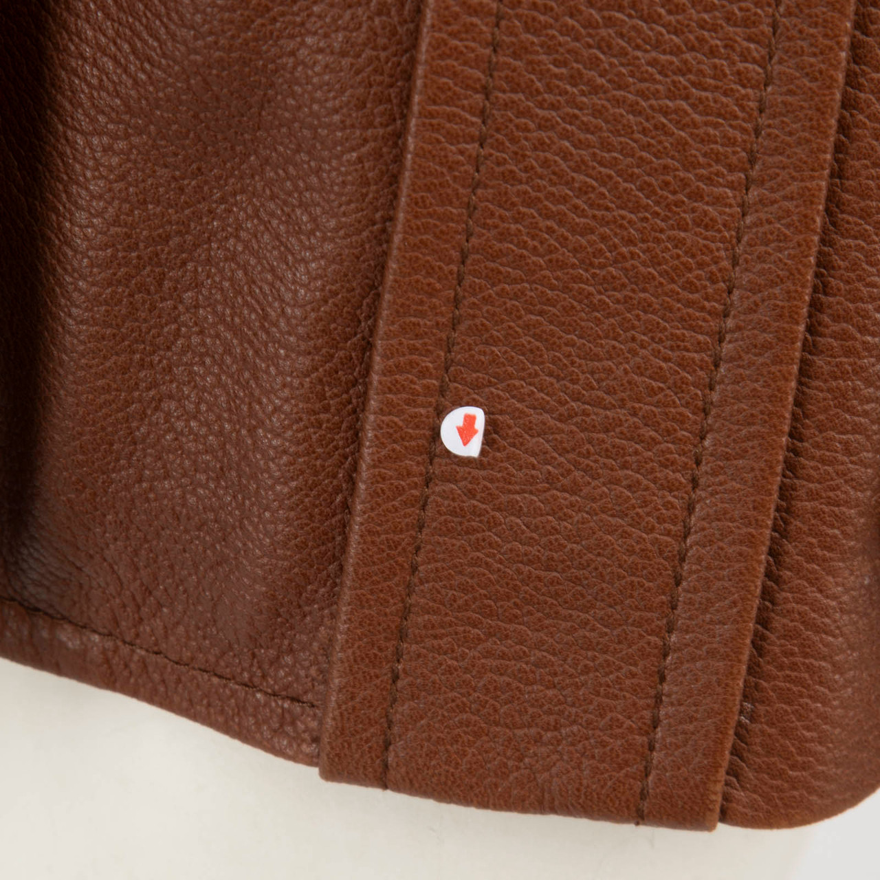 Holland & Holland Brown Leather Belted Jacket