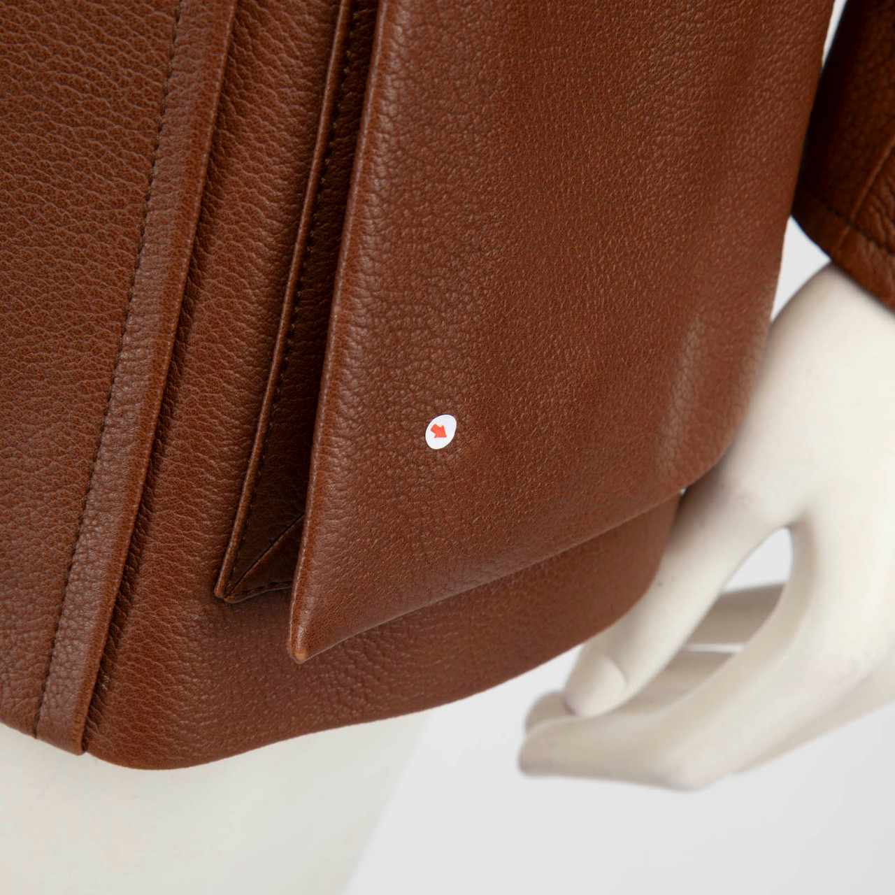 Holland & Holland Brown Leather Belted Jacket