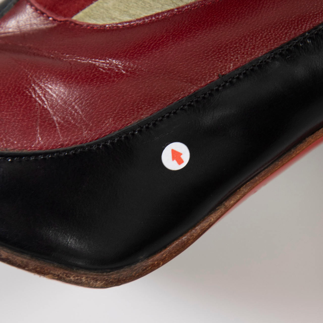 Christian Louboutin Leather & Pony Style Panelled Heels