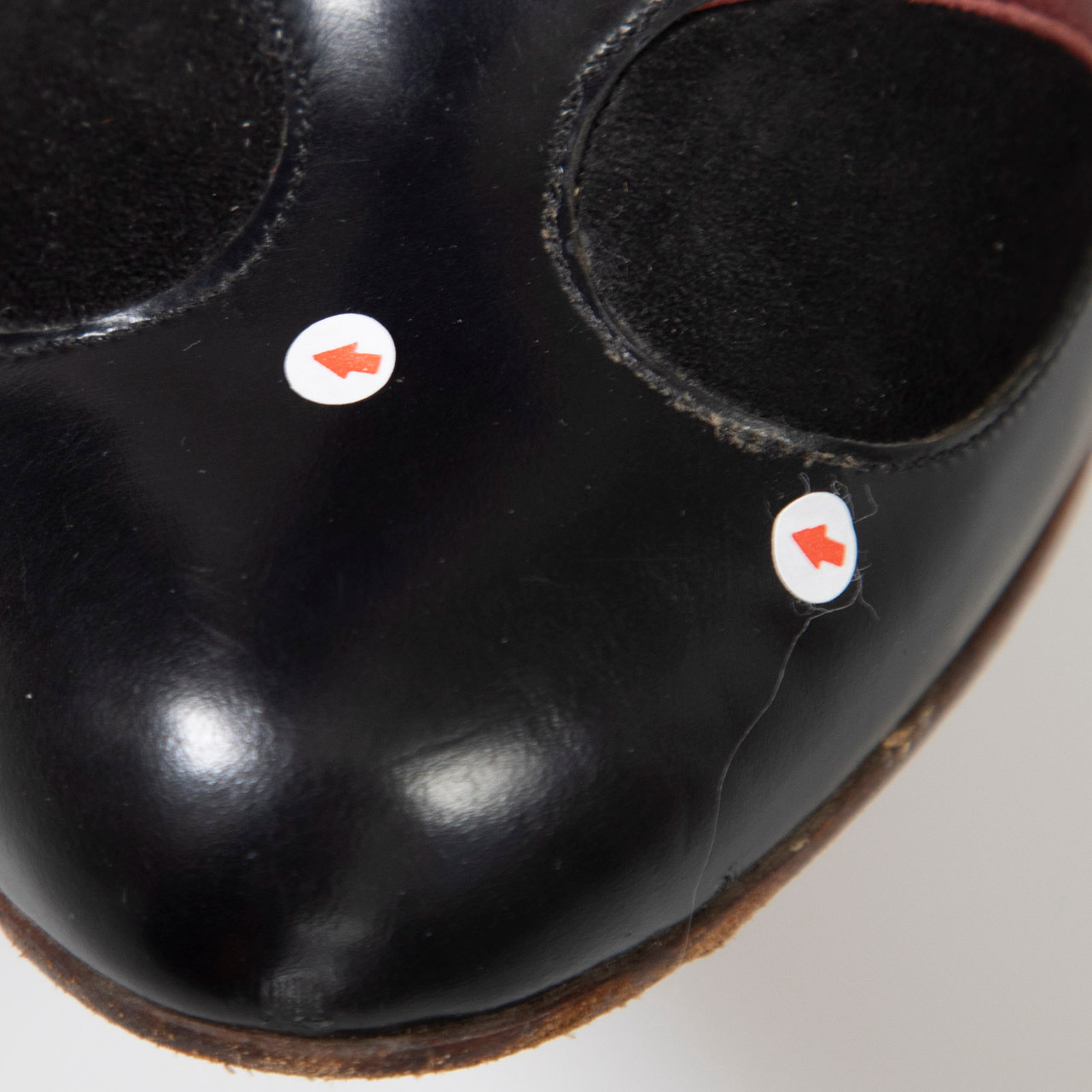 Christian Louboutin Leather & Pony Style Panelled Heels