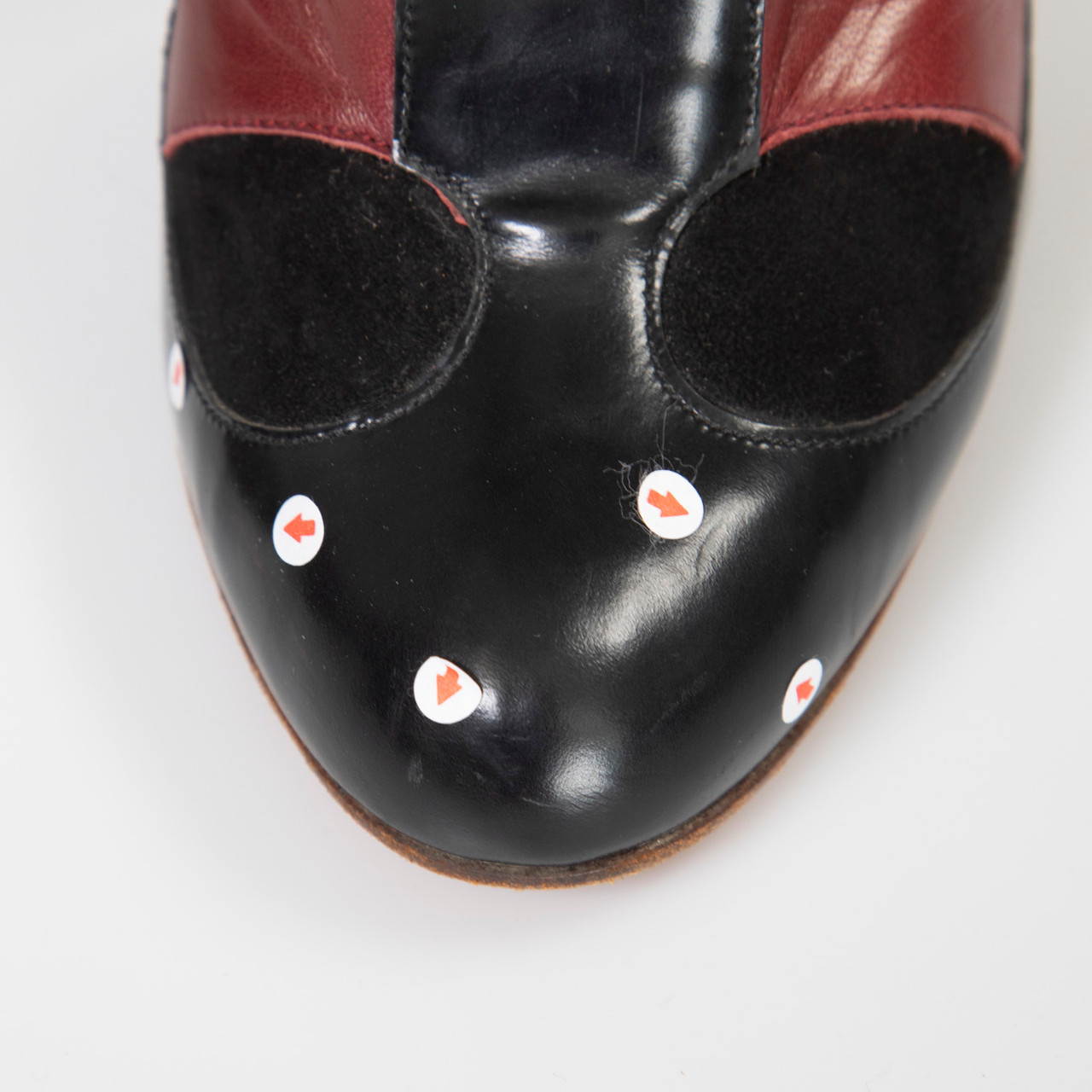 Christian Louboutin Leather & Pony Style Panelled Heels