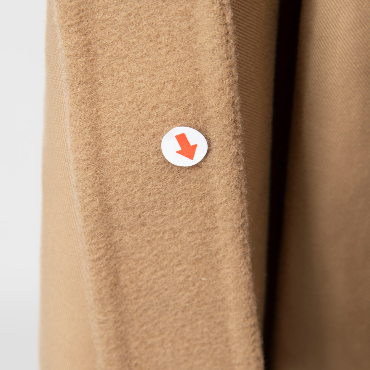 Max Mara Brown Wool Panelled Double Breasted Coat