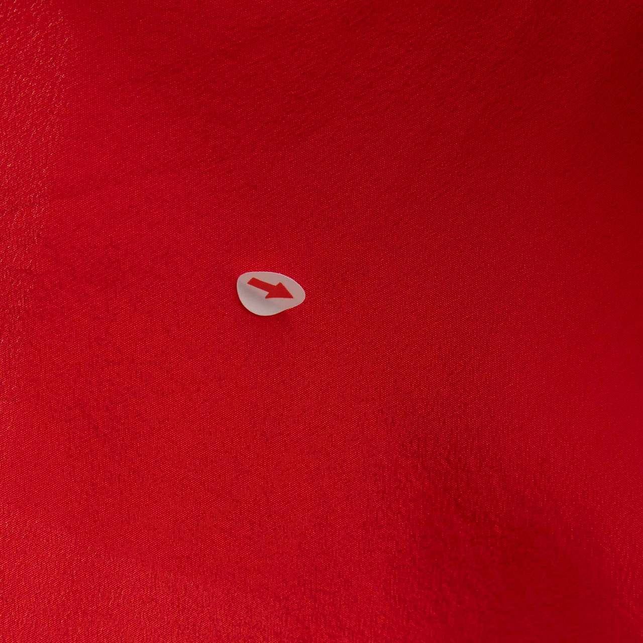 Zadig & Voltaire Red Silk Long Sleeve Midi Dress