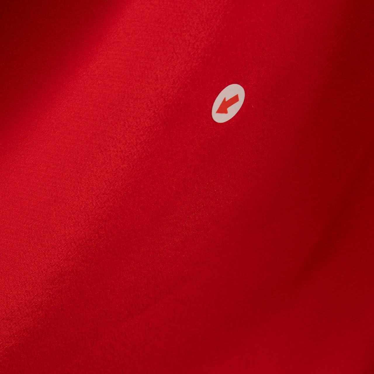 Zadig & Voltaire Red Silk Long Sleeve Midi Dress