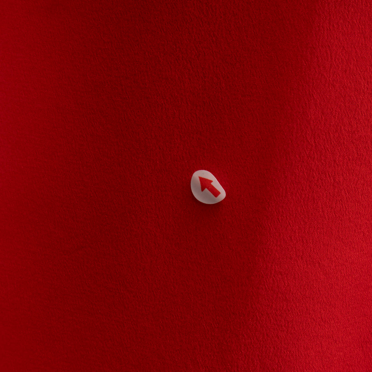 Zadig & Voltaire Red Silk Long Sleeve Midi Dress