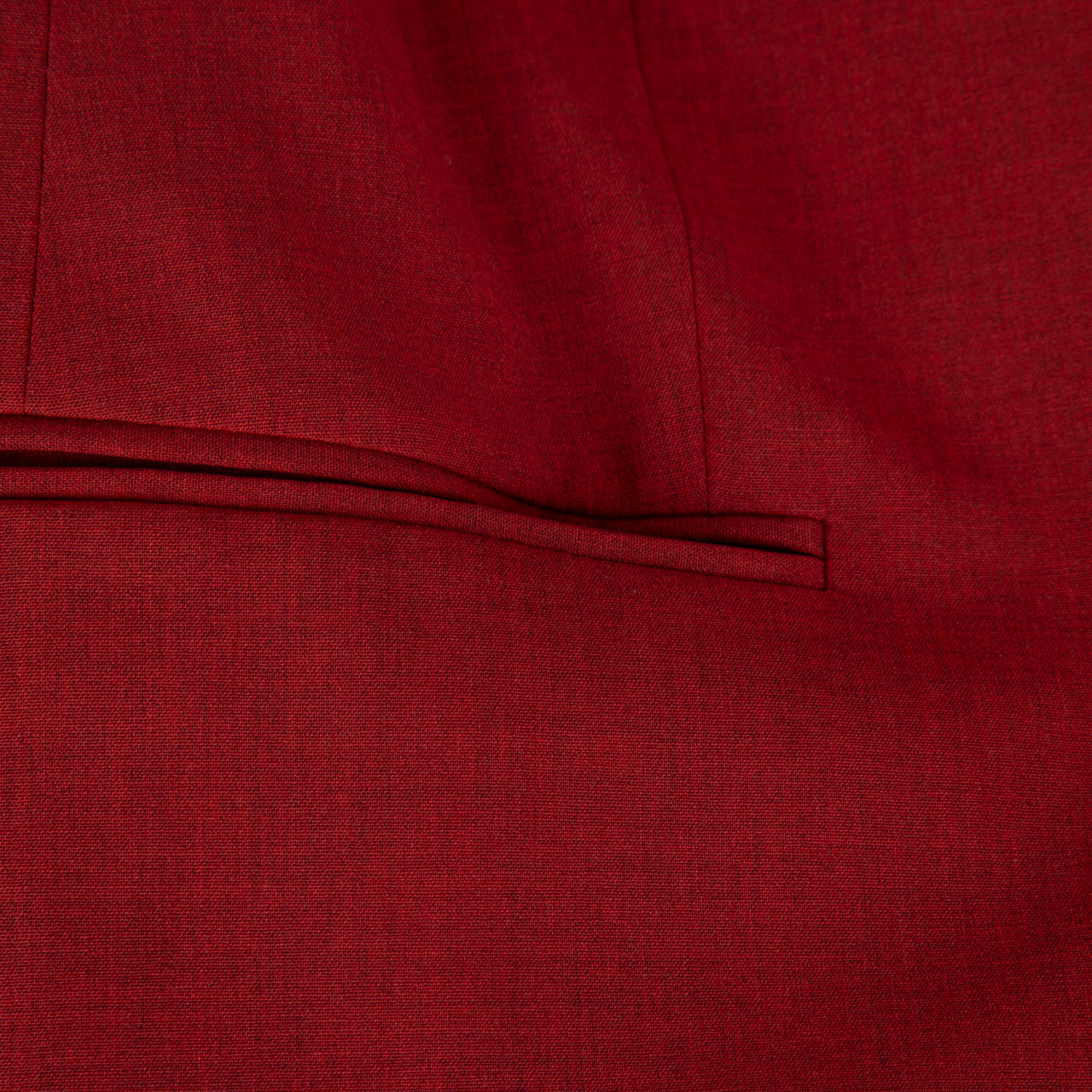 Theory Red Single Breasted Wool Blazer