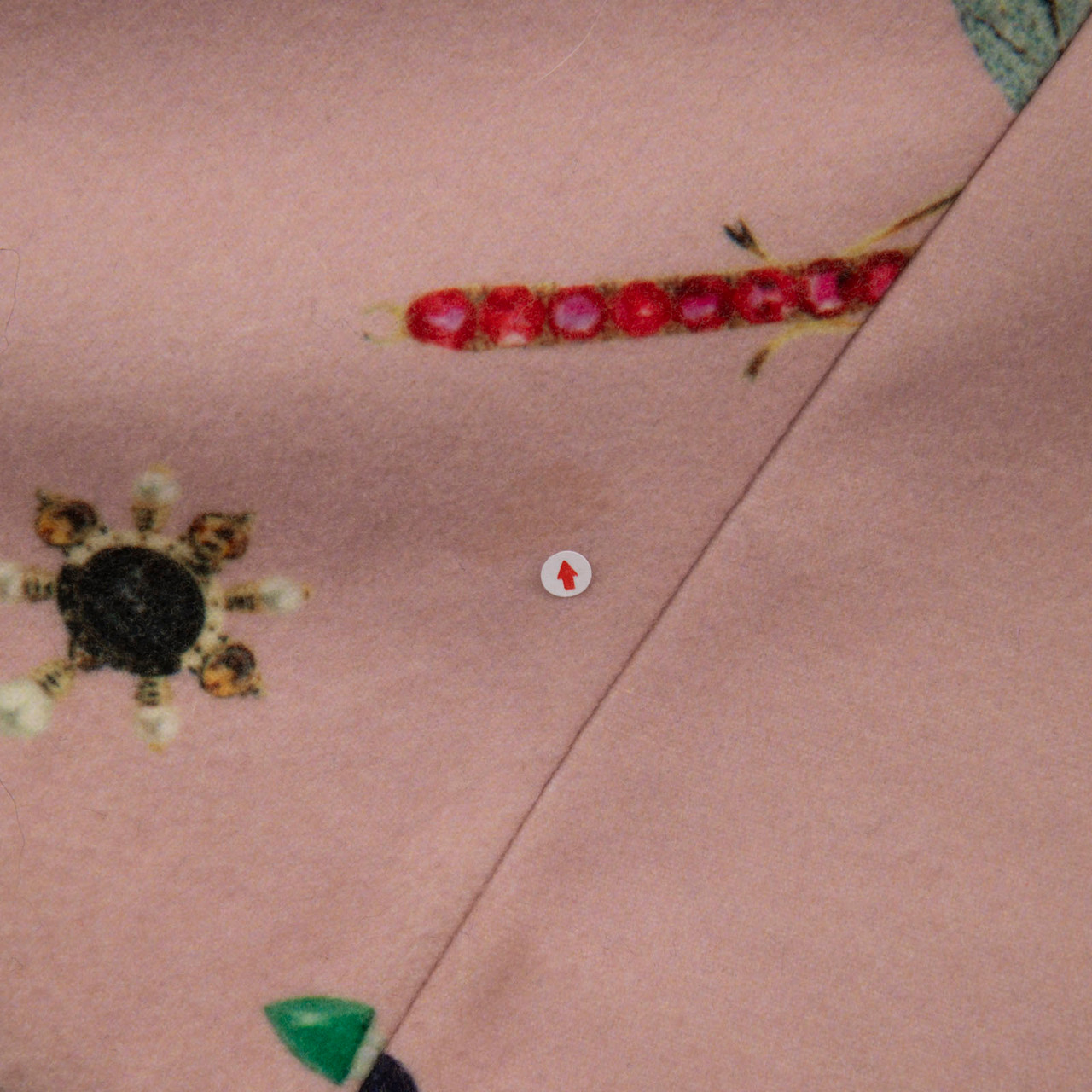 Mary Katrantzou Pink Abstract Knee Length Skirt