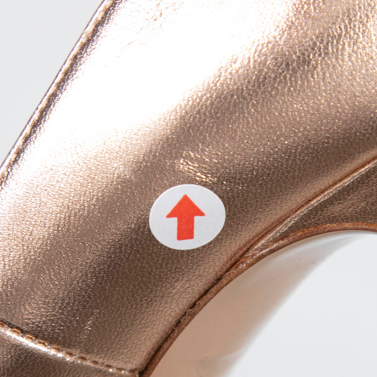 Gianvito Rossi Rose Gold Leather Point Toe Pumps