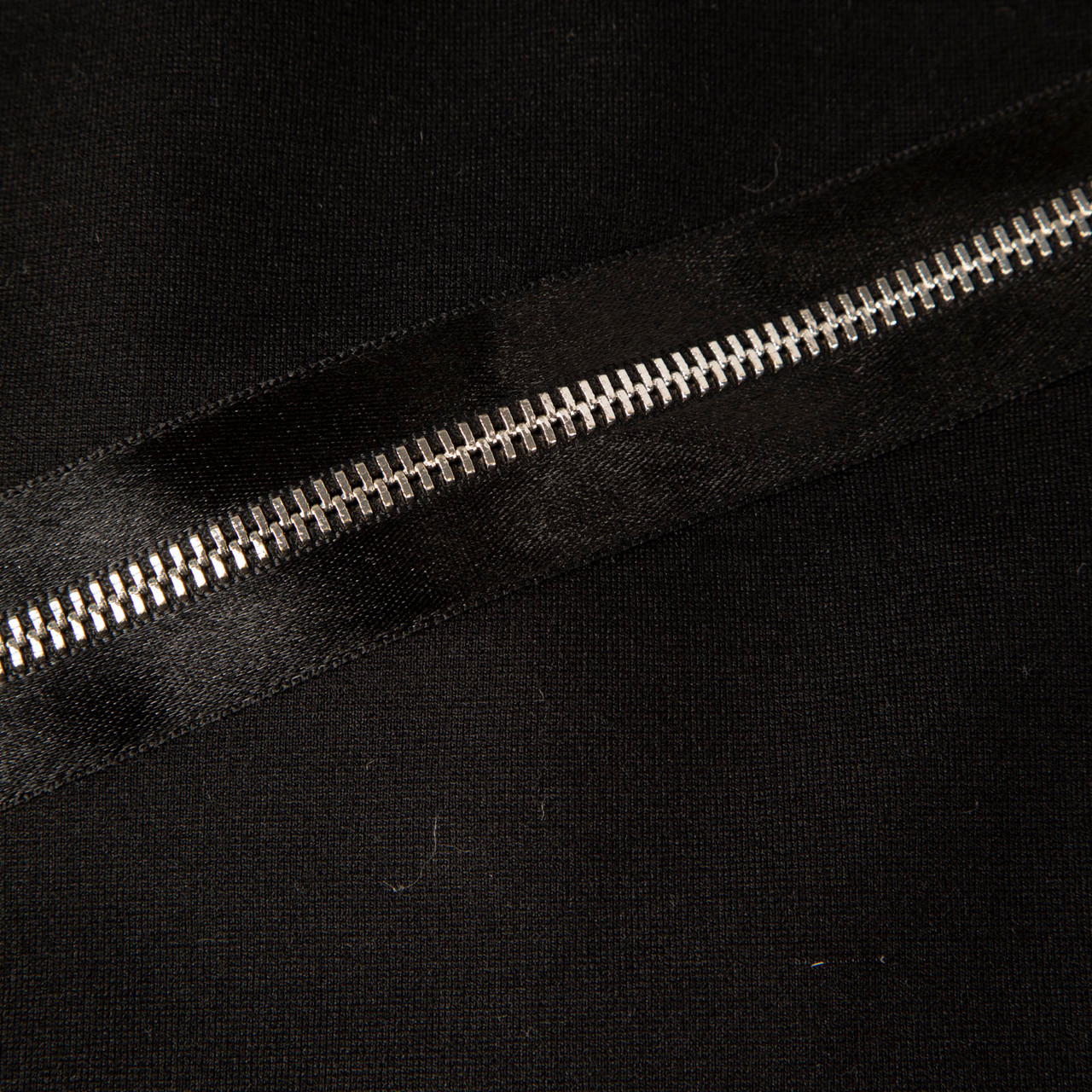 Alexander McQueen Black Zip Detail Midi Skirt