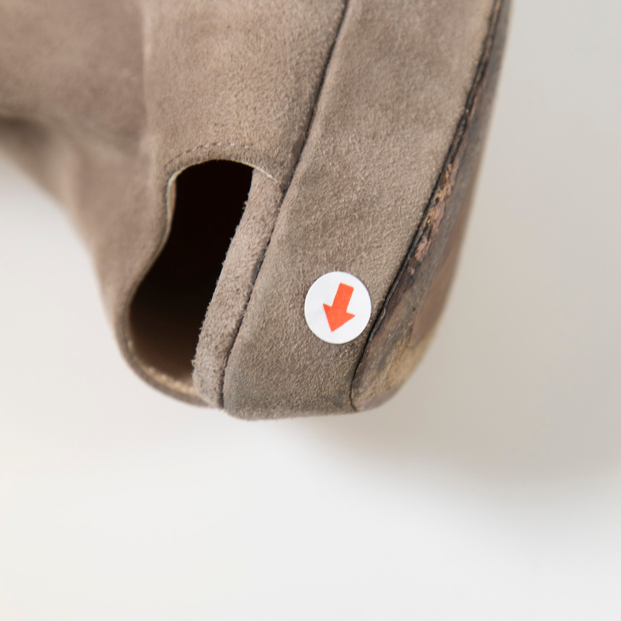 Prada Brown Suede Peep Toe Boots