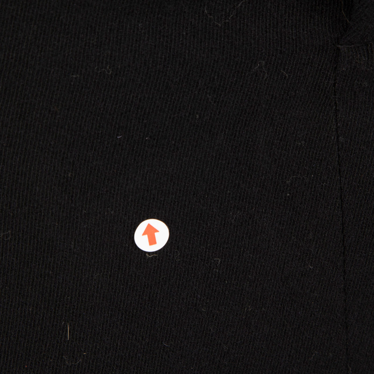 Raey Black Wool Midi Front Slit Skirt