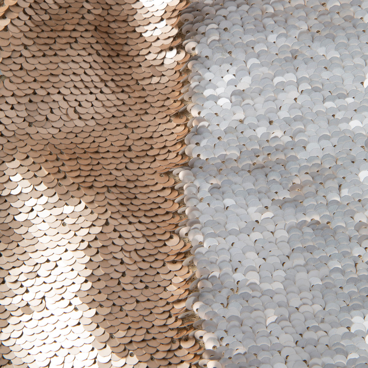 Heidi Merrick Gold & Silver Flip Sequin Midi Skirt