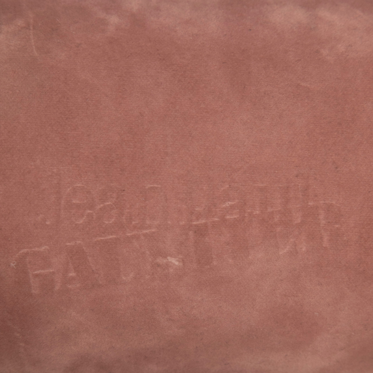 Jean Paul Gaultier Pink Velvet Cylinder Clutch