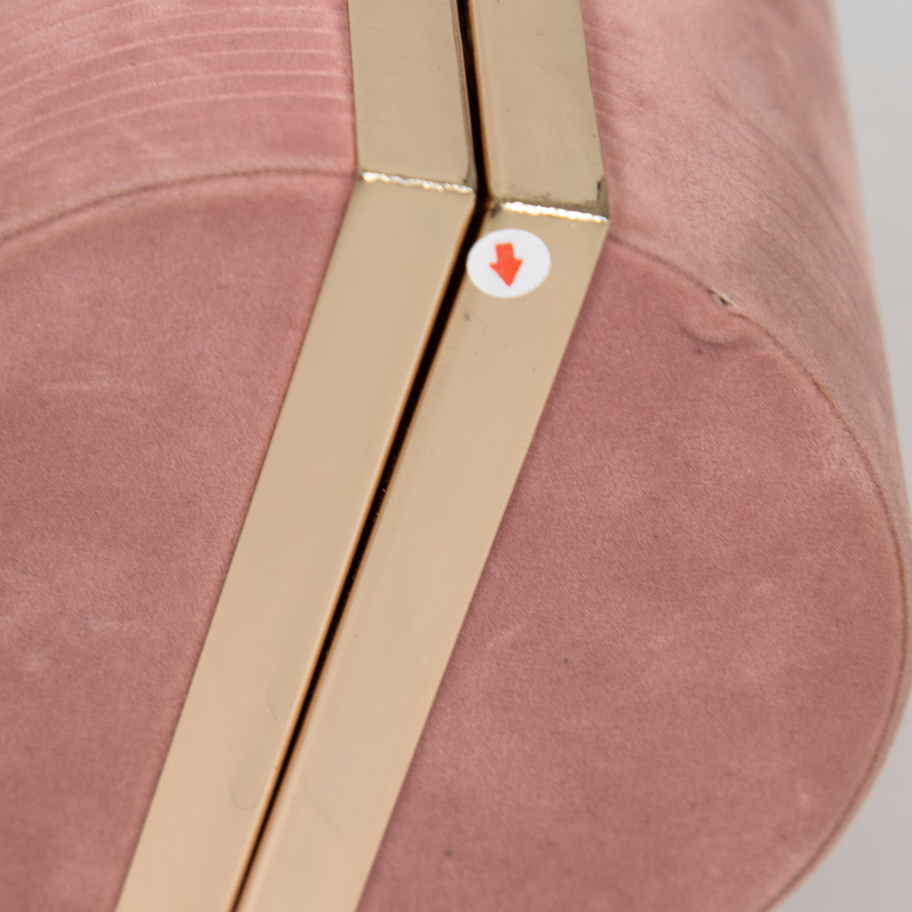 Jean Paul Gaultier Pink Velvet Cylinder Clutch