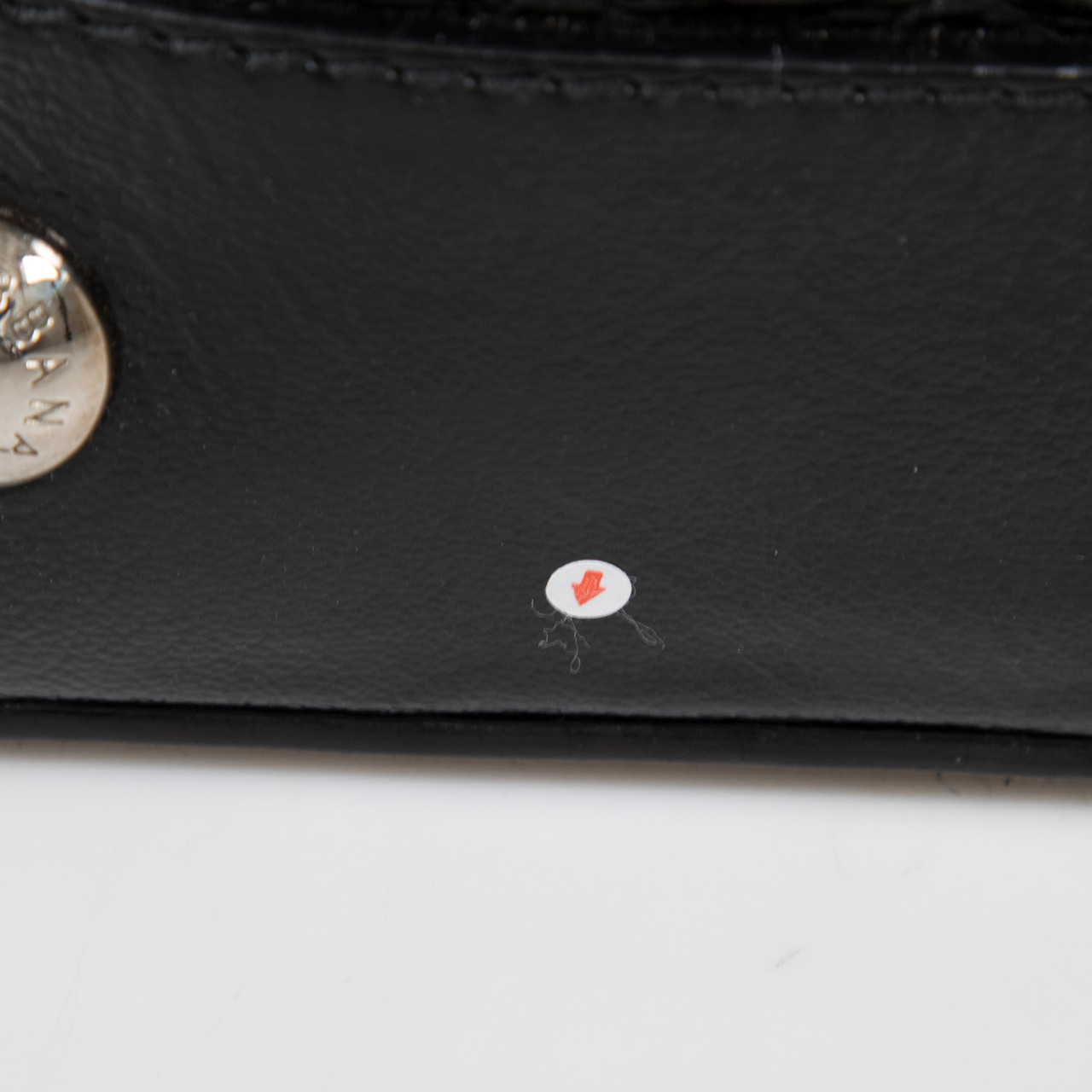 Dolce & Gabbana Black Quilted Patent Shoulder Bag