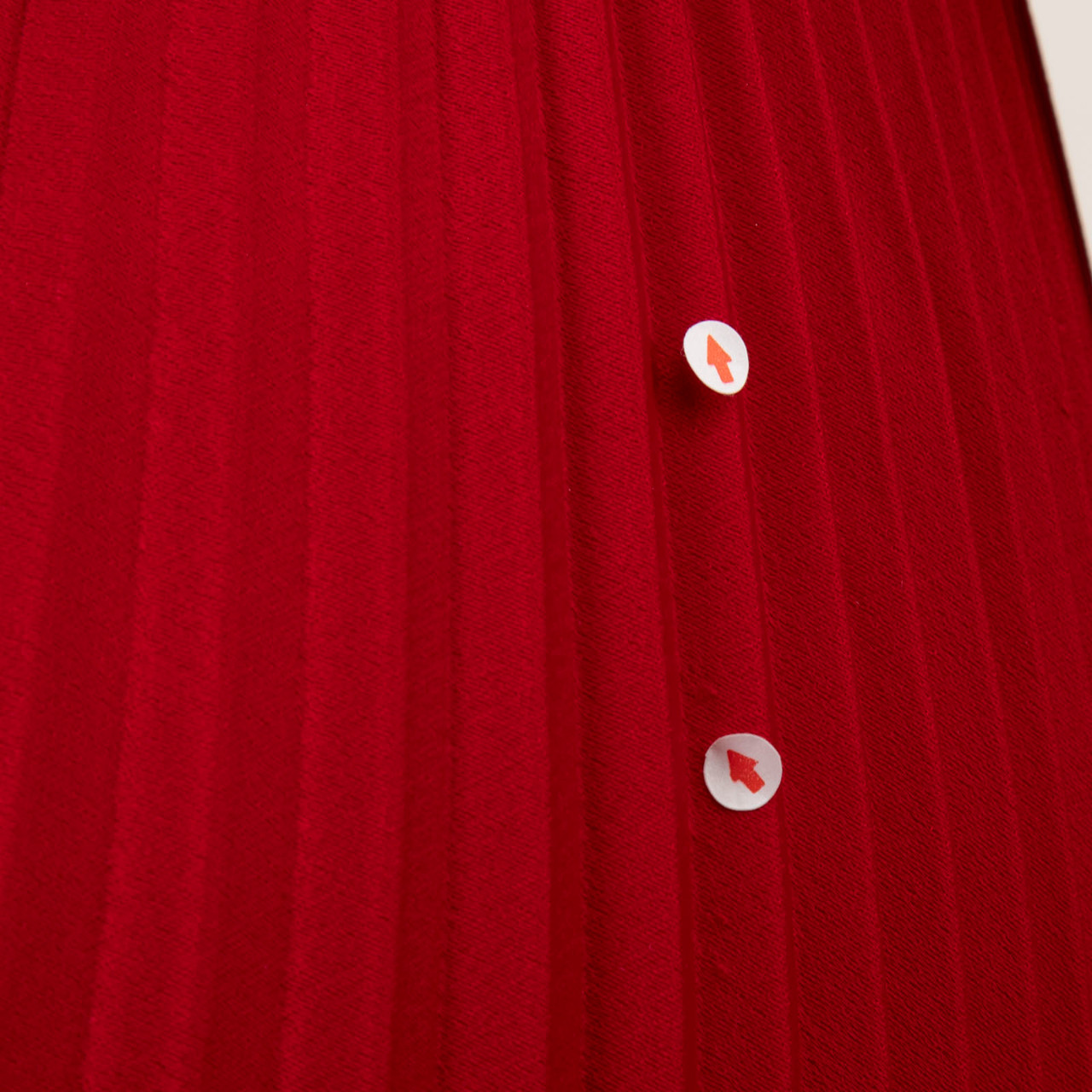 Club Monaco Red Midi Pleated Skirt