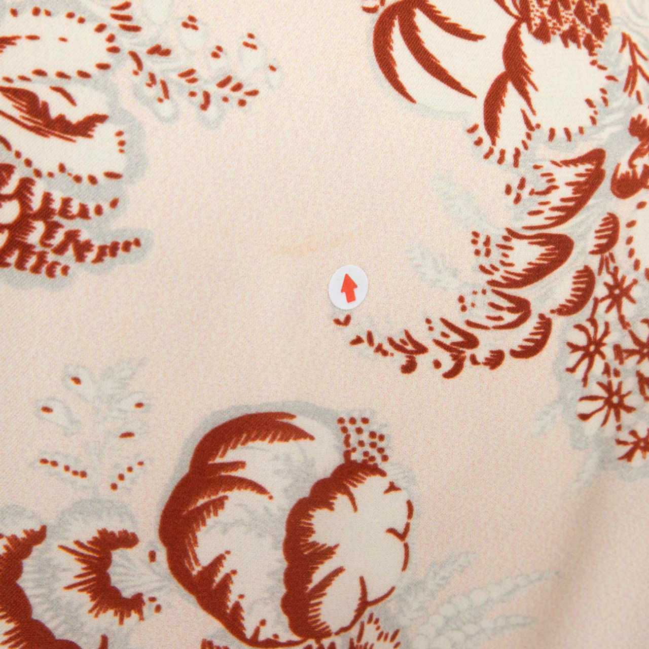 Paco Rabanne Floral V-Neck Long Sleeve Top