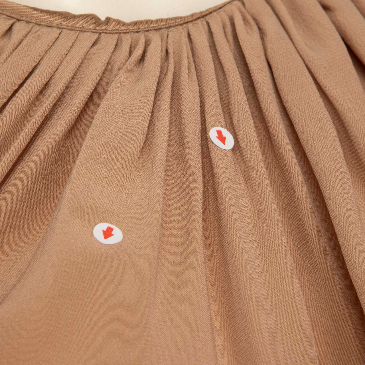 Prada Two Tone Silk Sleeveless Blouse