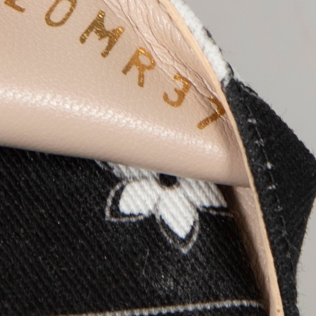 Stuart Weitzman Black Floral Wedge Sandals