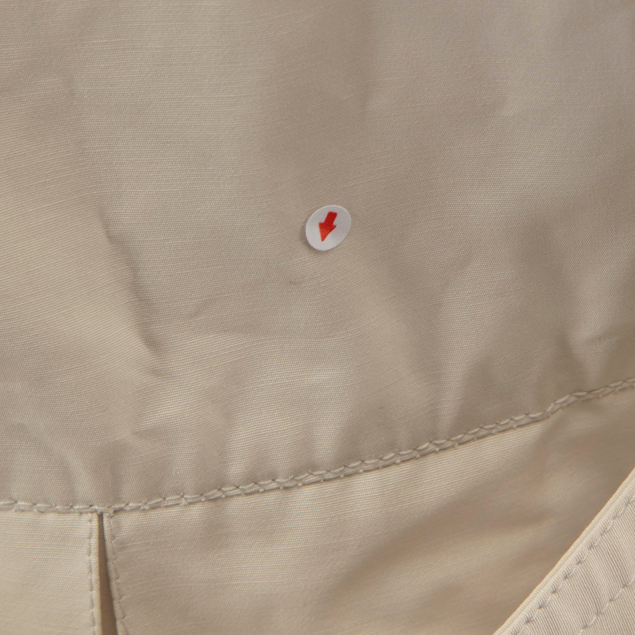 Prada Ecru Belted Button Up Trench Coat