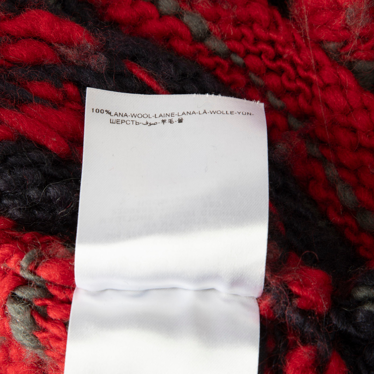 Moncler Abstract Wool Knit Turtleneck Jumper