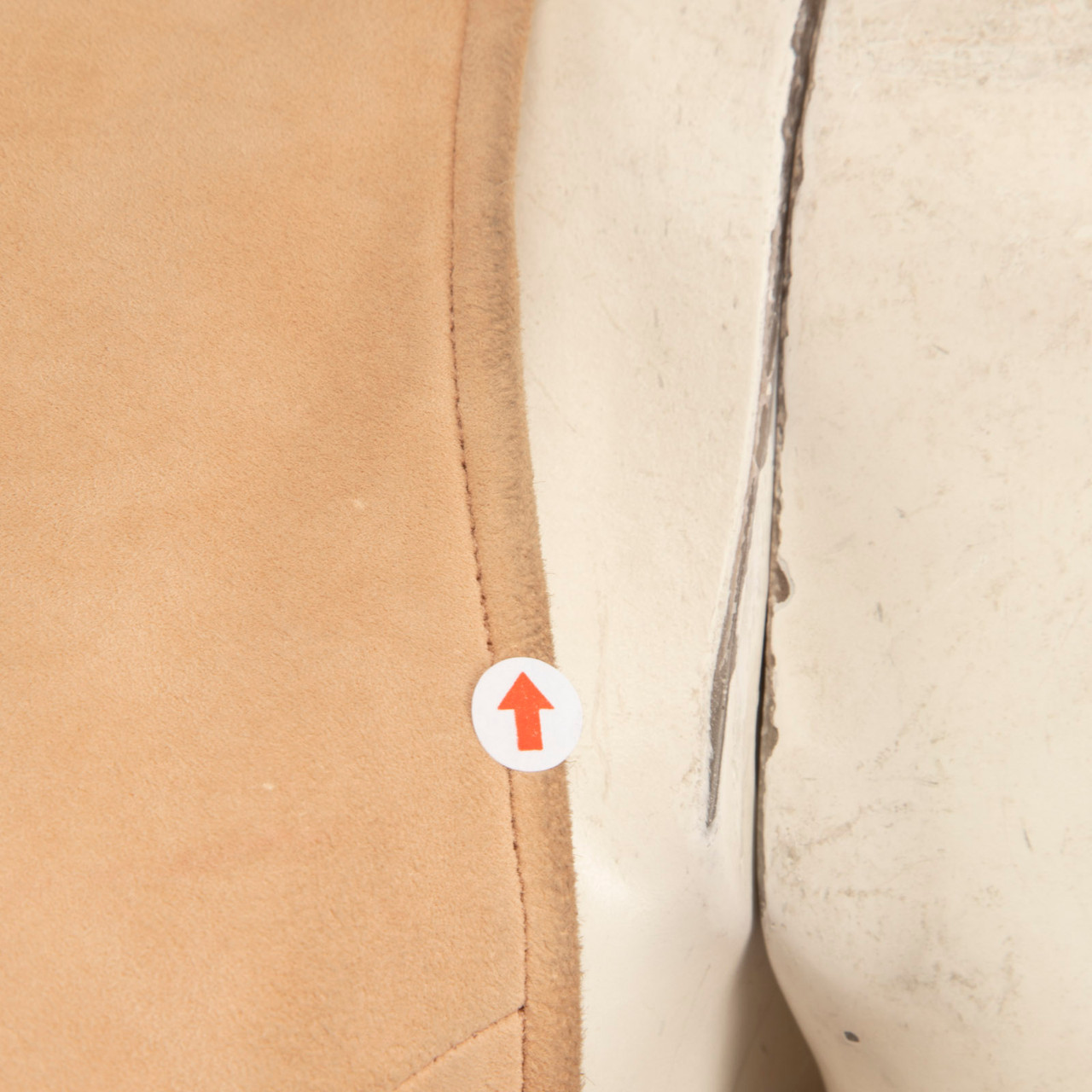 Balenciaga Beige Suede Mini Dress