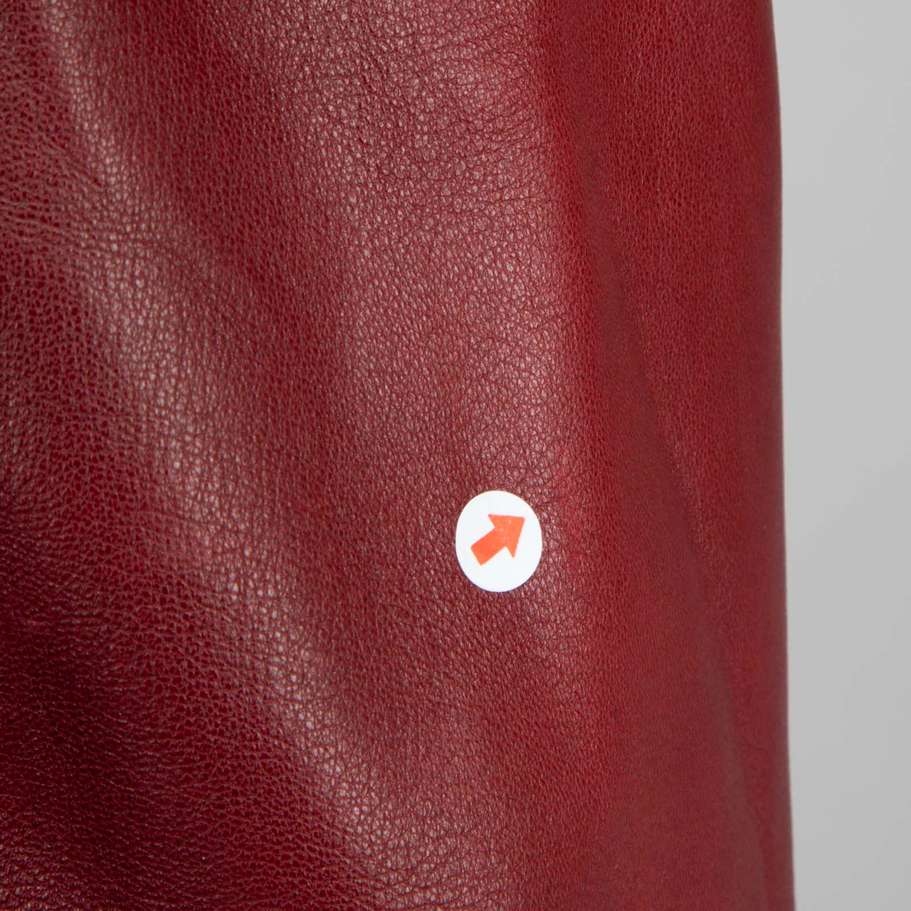 Joseph Red Leather Zip Up Jacket