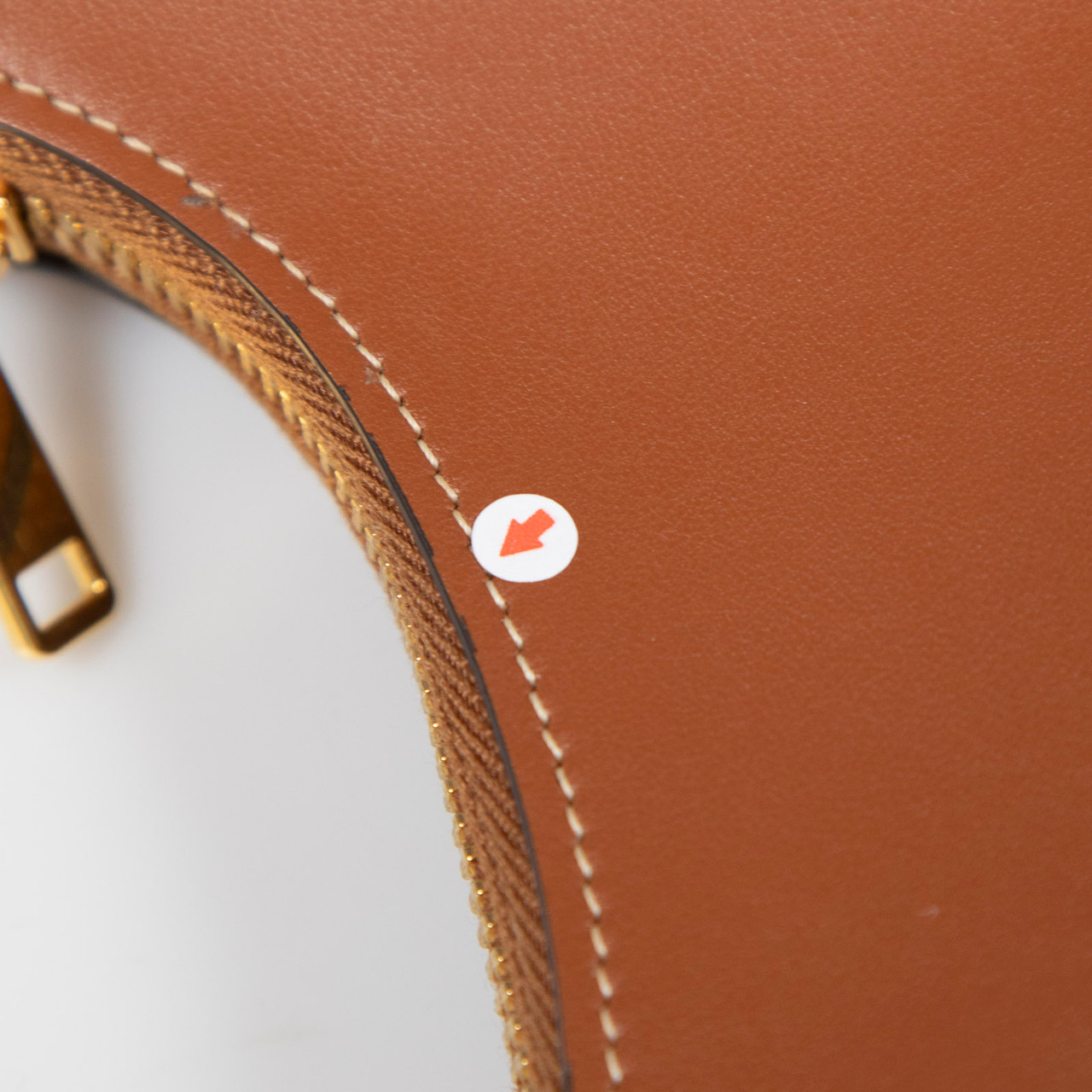 Céline Ava Leather Studded Heart Mini Bag