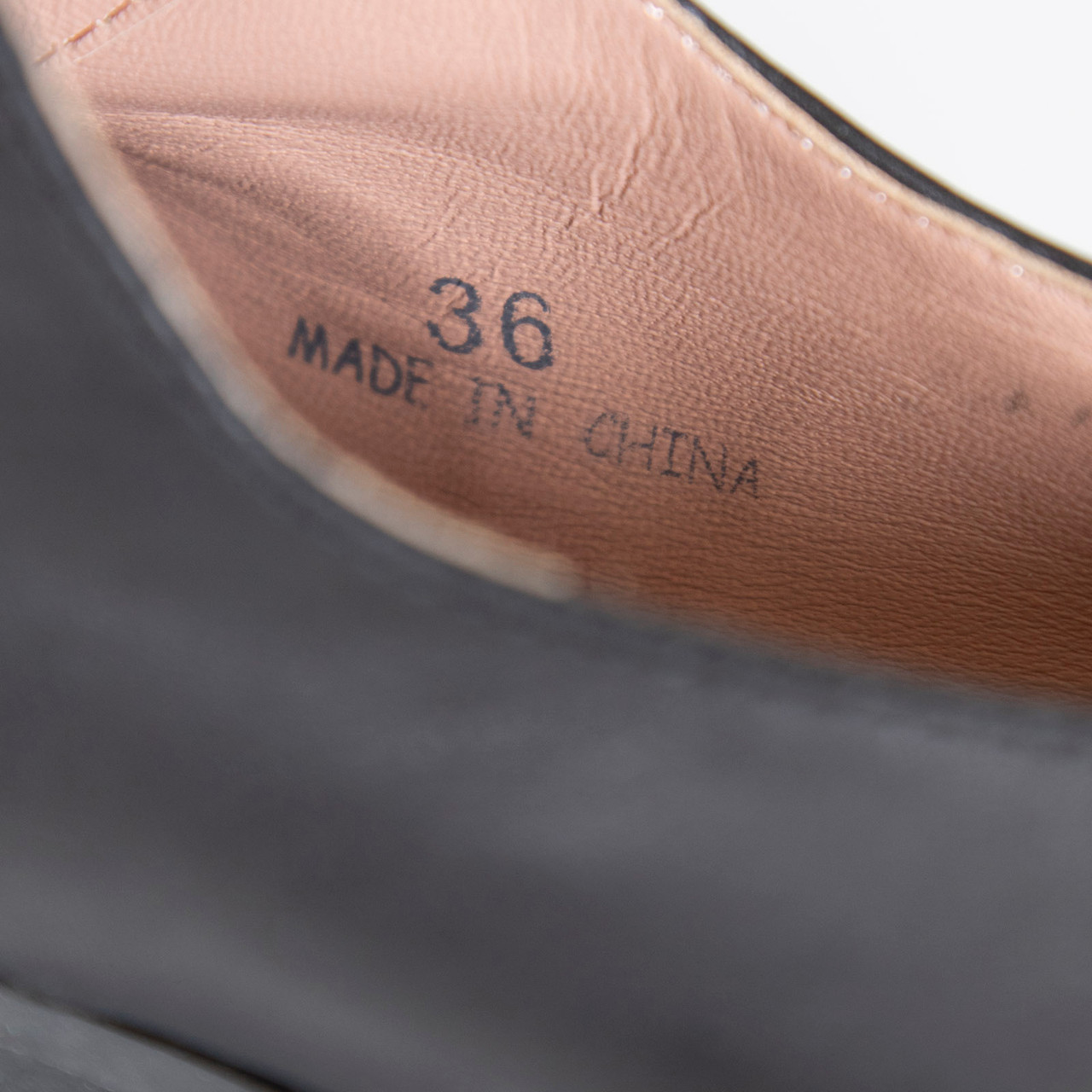 Jil Sander Black Leather Platform Oxford Shoes