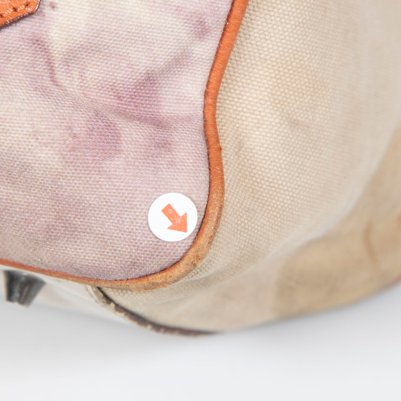 Anya Hindmarch Beige Kiss Print Canvas Tote Bag