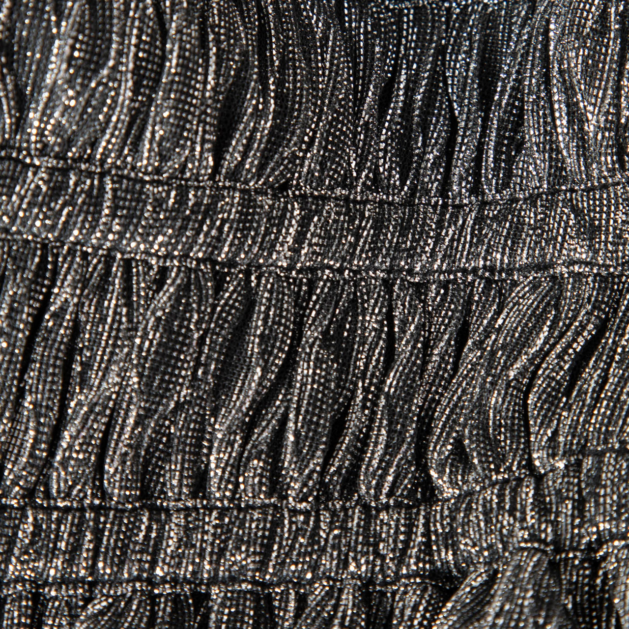 Maje Silver Metallic Mini Dress